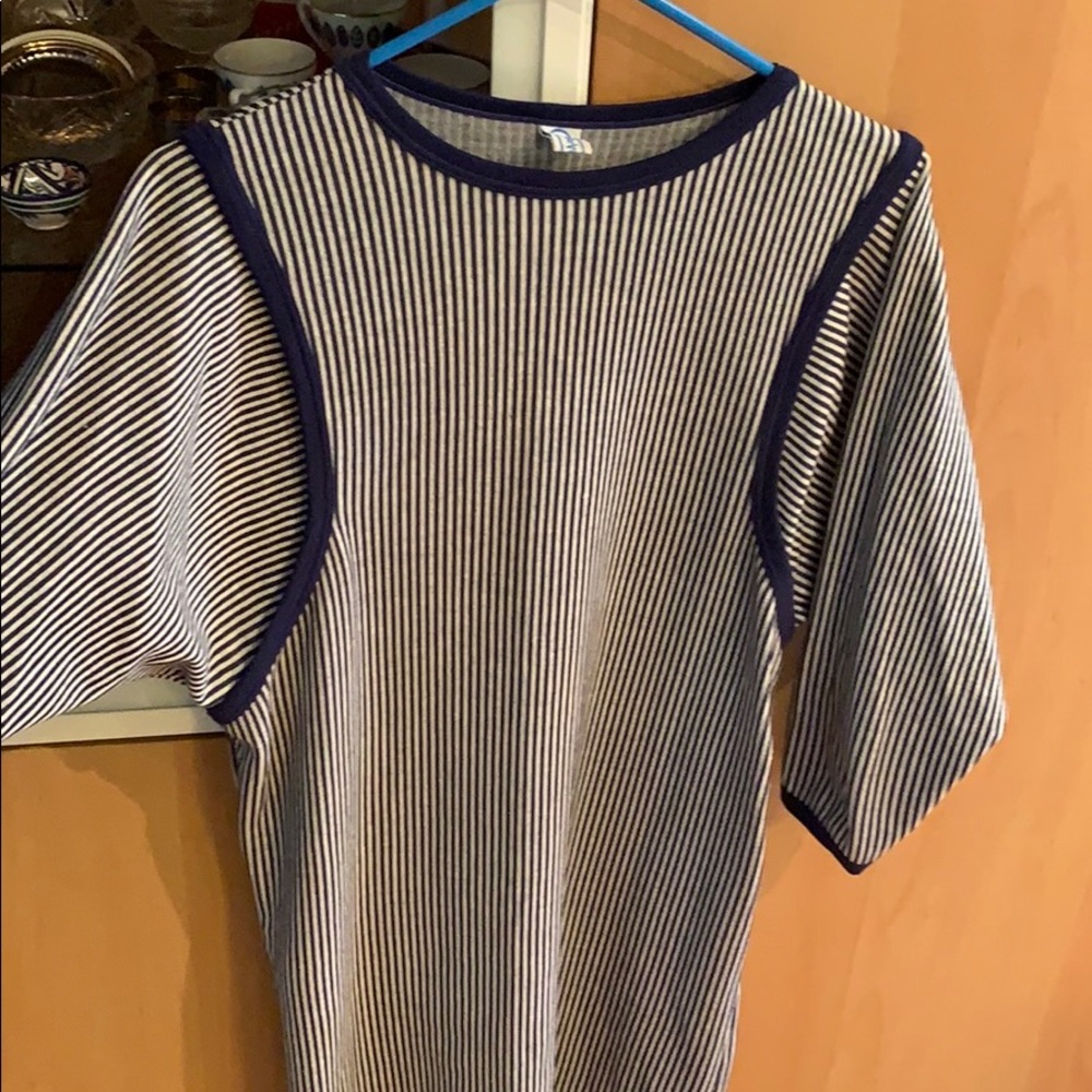 Retro 80s original striped dress